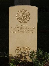 Salonika (Lembet Road) Military Cemetery - Cumming, Alexander